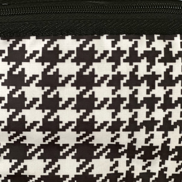 Crossbody, Black & White checked, Accessories Cloth Handbag. - Picture 4 of 6